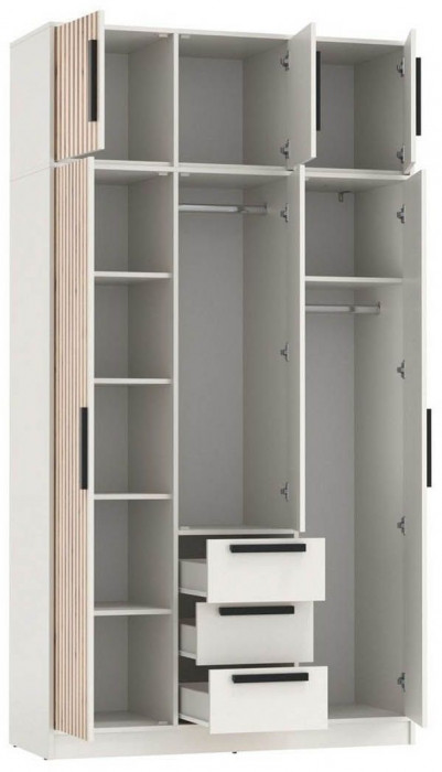 83.08 шкаф для одежды Вегас Белый