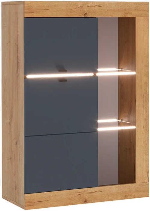 Прага Модульная Гостиная, вариант №3, вотан/Графит