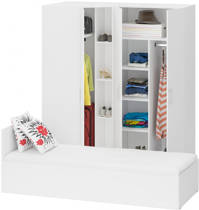 Спальня Стандарт 2-0800, белый