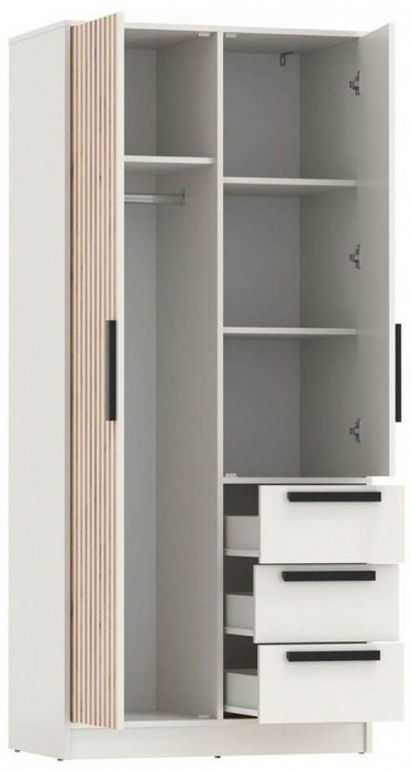83.09 шкаф для одежды Вегас Белый