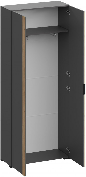 Прихожая Нао, набор №11, Дуб вотан/Графит, Вотан, Simple 27