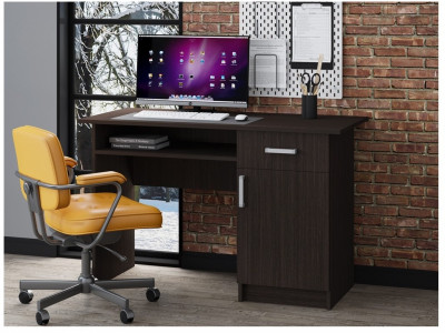 Стол письменный ПС-01 (с дверкой) (Венге)