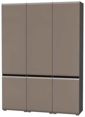 Сидней 13.200 Шкаф 3 штуки, корпус: антрацит/фасады: МДФ веллюто капучино