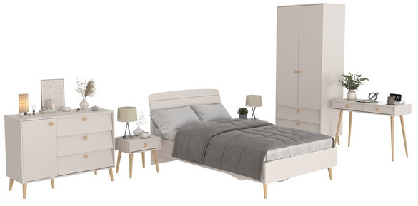 Афина Спальня 01-1200, кашемир серый