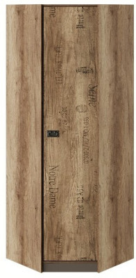 Пилигрим ТД-276.07.23 Шкаф угловой (Дуб Каньон светлый, Фон серый)
