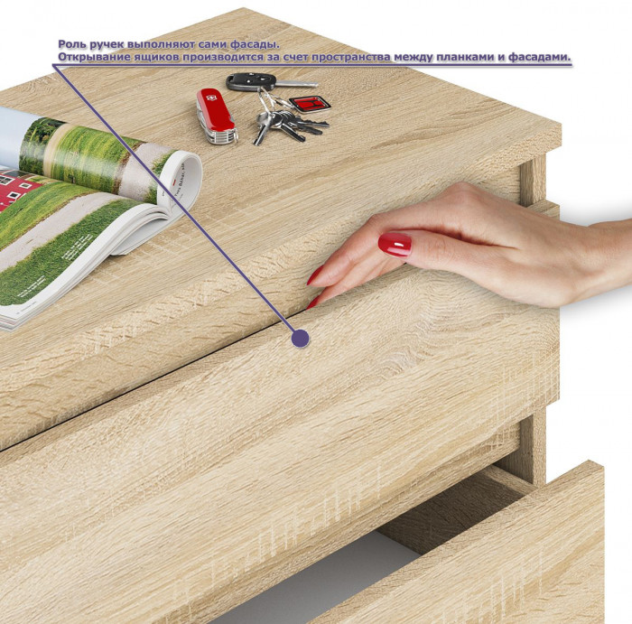 Мори компьютерный стол МС-6 правый + Шкаф МШ1200.1, дуб сонома