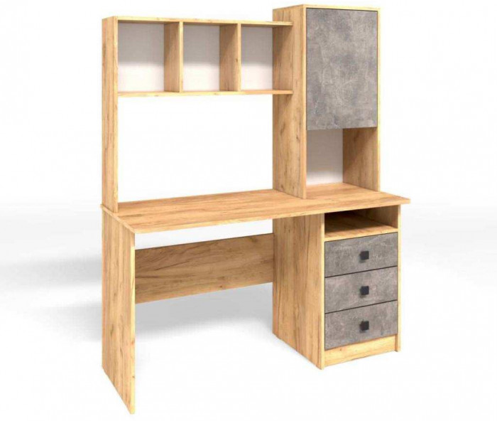 Стол компьютерный СК-9 дуб крафт/ателье