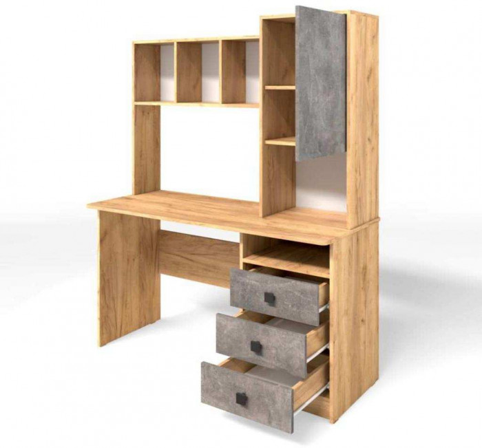 Стол компьютерный СК-9 дуб крафт/ателье