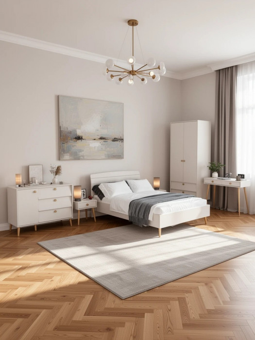 Афина Спальня 01-1400, кашемир серый