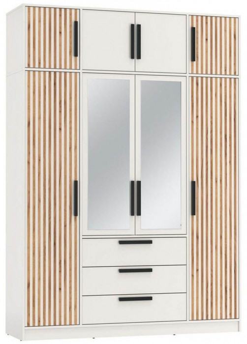 83.07 шкаф + 83.10 тумба Вегас Белый