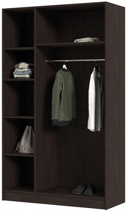 ШК 557 Бася ЛДСП шкаф 3-х ств. венге/белфорт