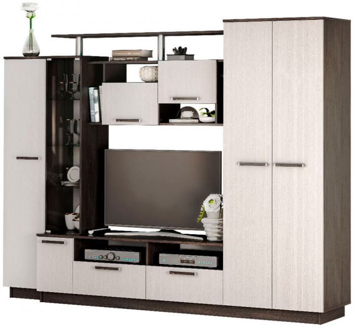 Гостиная "Вега" венге/лоредо