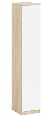 Мори Пенал МШ400.1, цвет дуб сонома/белый, ШхГхВ 40,4х50,4х209,6 см., универсальная сборка