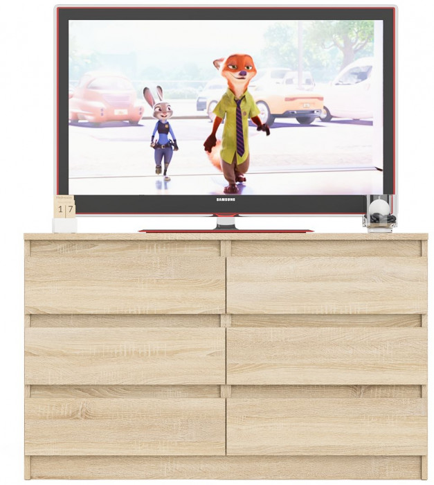 Мори Комод МК1200.6, дуб сонома