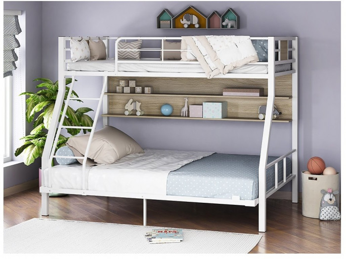 Двухъярусная кровать Гранада-1П 140 (Слоновая кость)