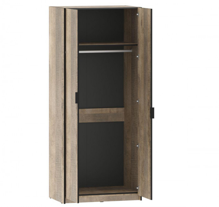 НМ 014.03 Шкаф для одежды Фолк Дуб Гранж песочный