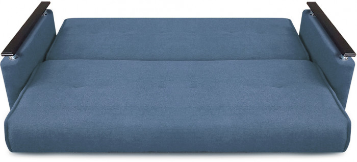 Раскладной диван-кровать, прямой, книжка, цвет серый, Милан Люкс 140