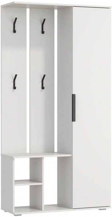 Шкаф комбинированный Кармен-1 Белый