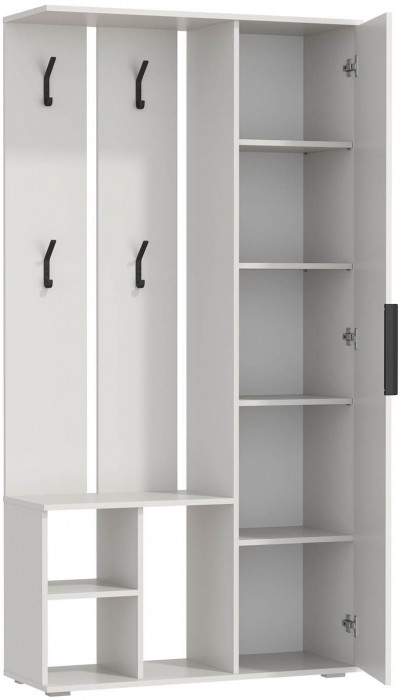 Шкаф комбинированный Кармен-1 Белый