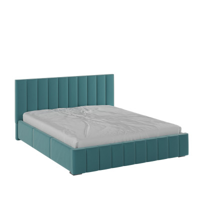 Нега Кровать интерьерная 180 бирюза, ортопед