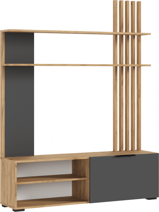 Роджина Гостиная, Крафт белый/Графит