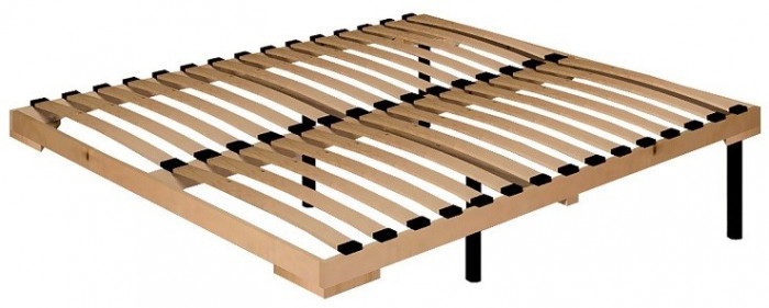 Кровать с ортопедическим основанием (дерево) Айрис 307 Люкс 160х200, дуб