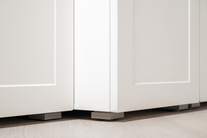 Остин Прихожая 31, цвет белый шагрень/дуб крафт золотой, ШхГхВ 240х54,3х229,6 см., универсальная сборка