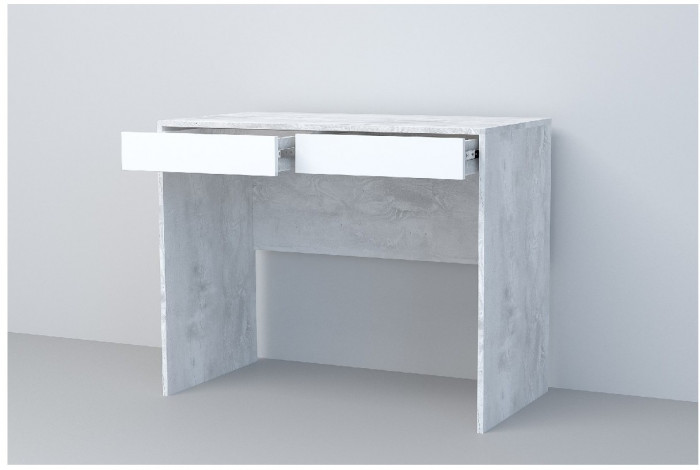 Эго Стол Ст-1 (Глянец Белый/Дуб Крафт Золотой)