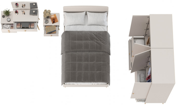 Афина Спальня 36-1200, кашемир серый