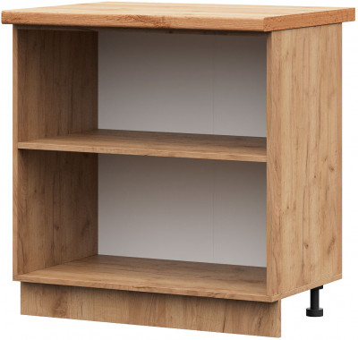 ШН 800 корпус шкаф нижний (800*820*474) б/ст дуб крафт золото