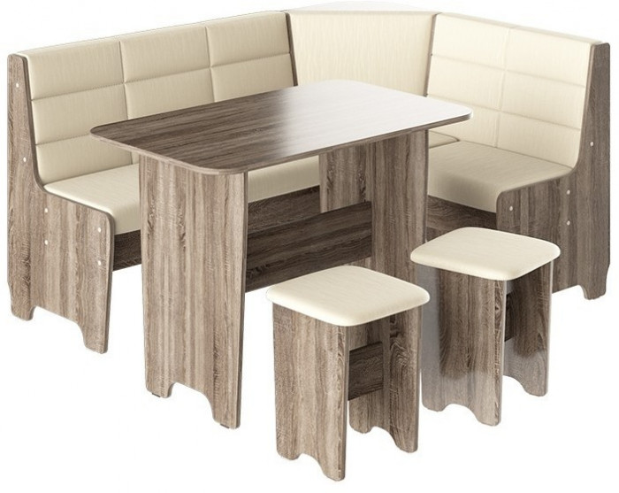 Техас Кухонный уголок Исп.2 (Дуб Сонома трюфель/Кашемир коричневый)