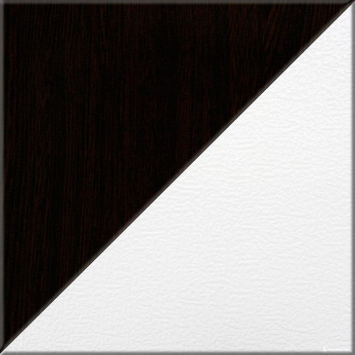 Тумба ТВ С-МД-С1-1000, цвет венге/белый шагрень, ШхГхВ 100х30х93 см., НЕ универсальная сборка