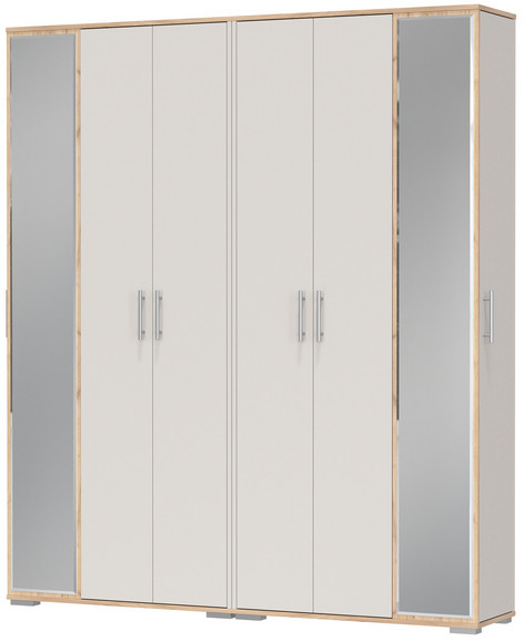 Две прихожих Домино-мини 2-3421дкз/к.с, цвет дуб крафт золотой/кашемир серый, ШхГхВ176х36х202 см.