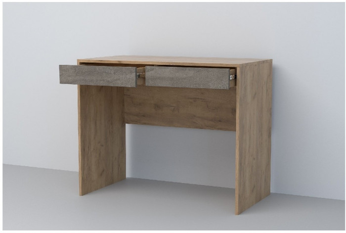 Эго Стол Ст-1 (Камень Темный/Бетон Светлый)