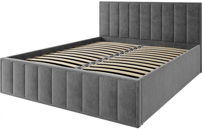 Кровать Лана 160, Графит софт