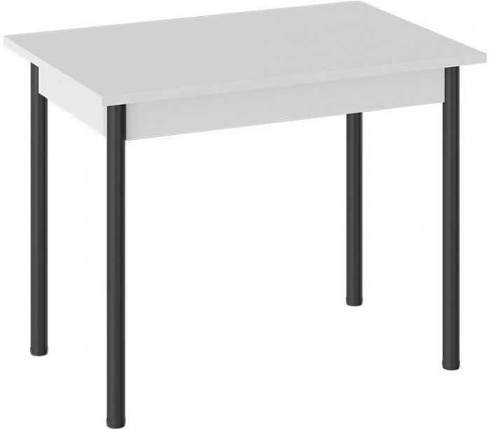 Родос Тип 1 стол с опорой d40 (Черный муар/Ателье темный)