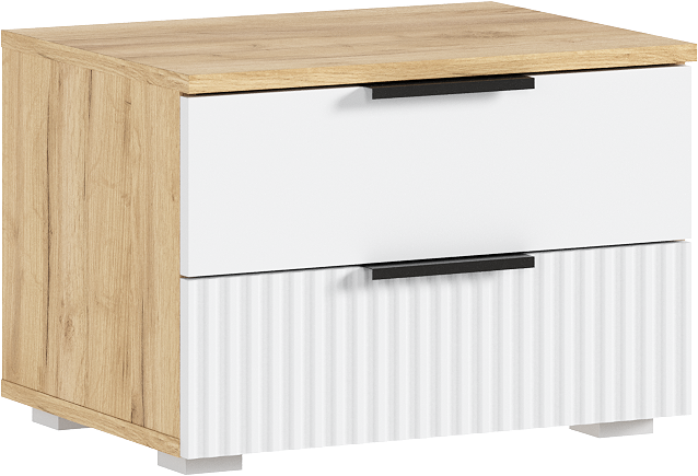 Модульная спальня Марвэл, Дуб крафт/Браш вайт