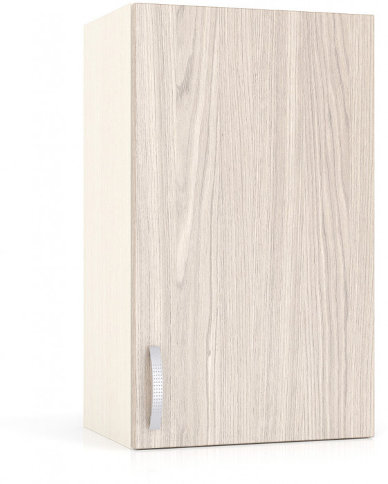 Кухня Мери ШВ400 Шкаф 40 см., цвет дуб/ясень шимо светлый, ШхГхВ 40х30х67 см., универсальная дверь