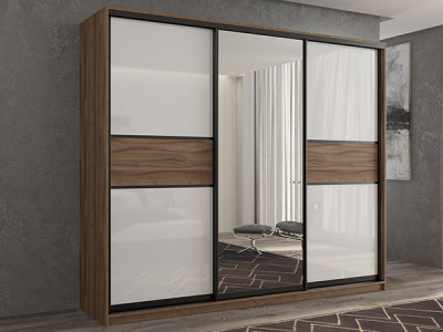 Шкаф-купе Кааппи 10 Орех Тьеполло 210х60х230 см