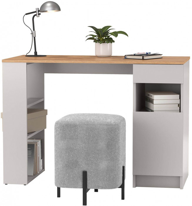 89.10 Прайм стол письменный кашемир / дуб золотой