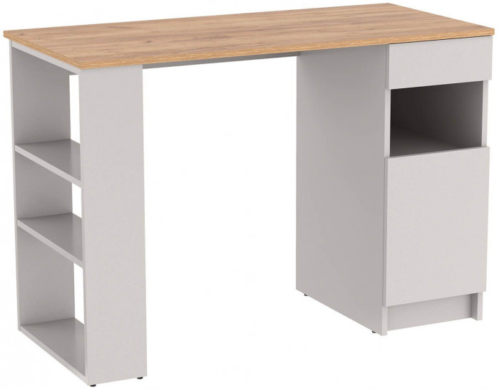 89.10 Прайм стол письменный кашемир / дуб золотой