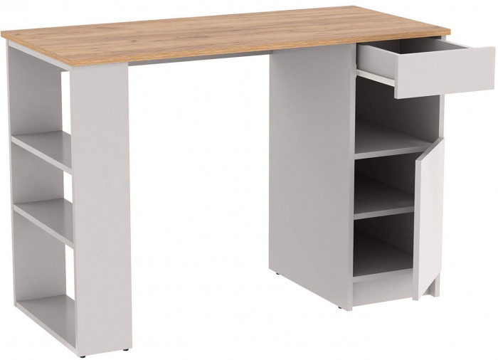 89.10 Прайм стол письменный кашемир / дуб золотой