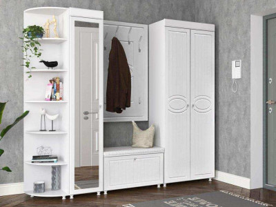 Прихожая Монако-9 белое дерево