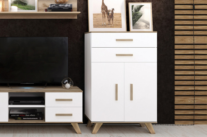 Шкаф низкий Вега Скандинавия