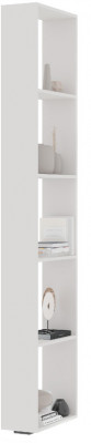 Хелен СТЛ 01 Стеллаж (0,200х2,100х0,460) белый/белый