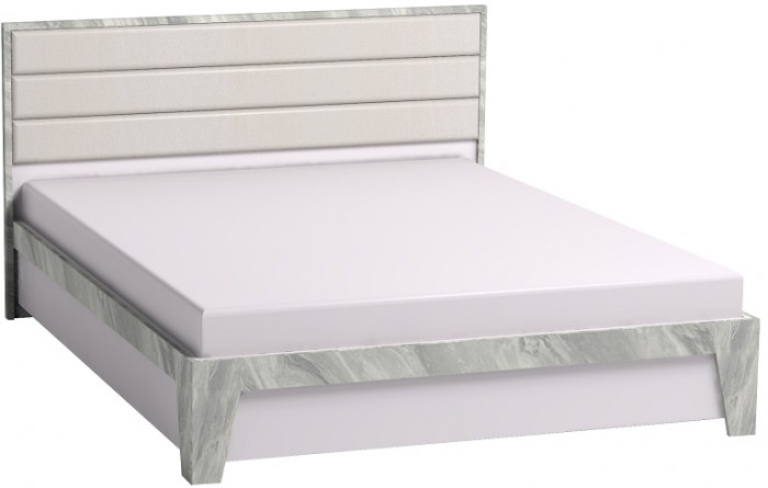 Кровать с ортопедическим основанием (дерево) Айрис 307 Люкс 160х200, статуарио