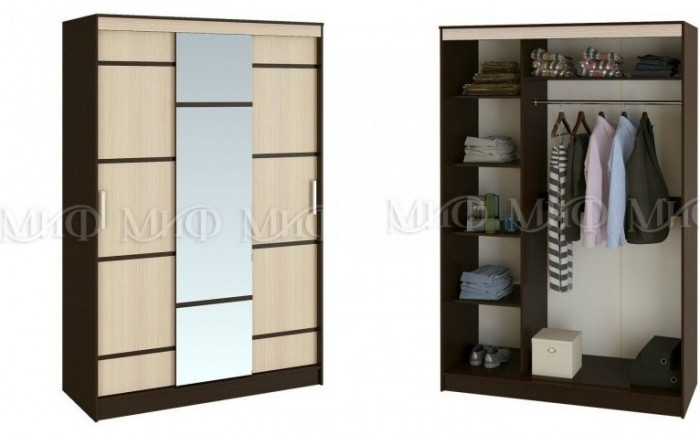 Сакура Шкаф-купе 1,5м