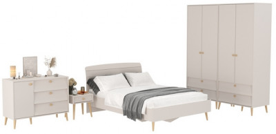 Афина Спальня 37-1400, кашемир серый