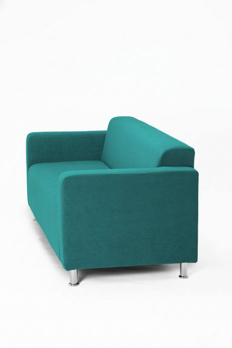 Диван прямой Томи, 180 см, велюр, зеленый