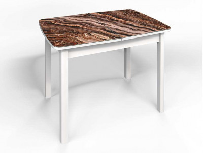 Стол СМ-8 Флорида опора массив прямая белый